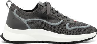 Bally Davyn mesh sneakers - men - Calf Leather/Rubber/Polyester/Polyester - 43.5 - Grey
