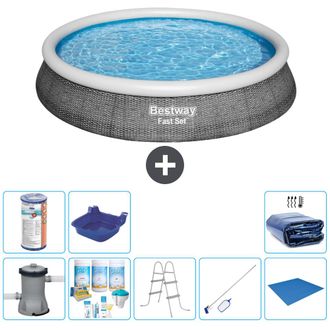 Bestway Piscina Bestway Fast Set Redonda - 396x84 Cm - 8-piezas S21459