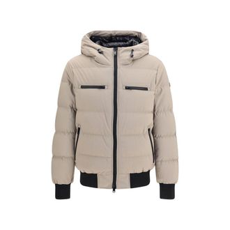 Moose Knuckles Beige Nylon Full-Length Mens Jacket