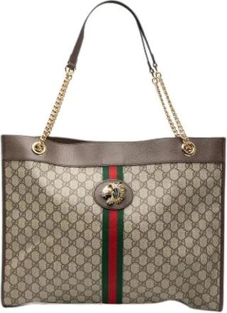 Gucci Pre-owned Tote Bags, female, Multicolor, Size: ONE SIZE Pre-owned Rajah Tote