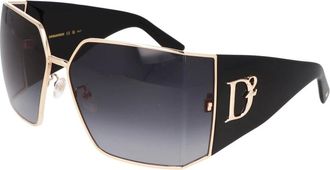 Dsquared2 Accessoires, unisex, Zwart, ONE Size, Gedurfde en eigentijdse zonnebril