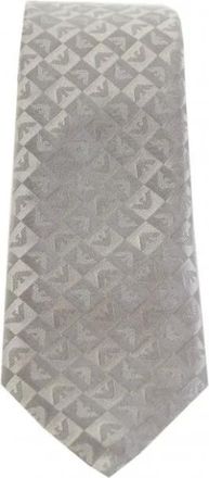 Emporio Armani Heren, Accessoires, Grijs, Maat: ONE Size Zijde