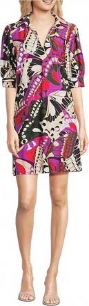 Jude Connally Emerson Dress In Butterfly Mosaic