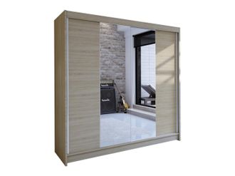 Mirjan24 Armario Closico 138, Roble Sonoma, 215x180x58cm, Puertas De Armario: Correderas, N&uacute;mero De Estantes: 0