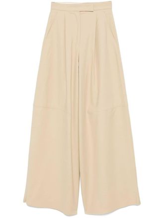 Max Mara Avoriaz trousers - women - Spandex/Elastane/Cotton - 40 - Neutrals