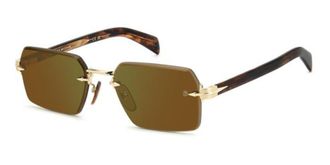 David Beckham DB 7109/S T5U/MT Mens Sunglasses Gold Size 56