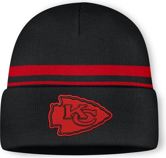 Nike Kansas City Chiefs Primetime Utility Nike Mens NFL Cuffed Beanie in Black | NF40053Y7G-10L