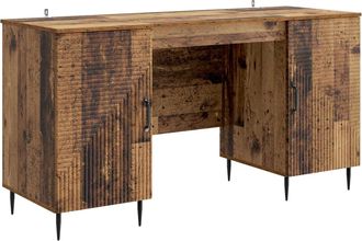 vidaXL Escritorio Madera Envejecida 142,5 X 50 X 75 Cm Vidaxl