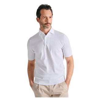 FILIPPO DE LAURENTIIS Polo Shirts, male, White, Size: M Short Sleeve Polo