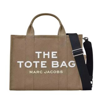 Marc Jacobs Shopping Bags, female, Green, ONE SIZE, Canvas Small Tote Bag