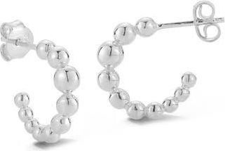 Glaze Jewelry Bubble Hoop Earrings in Silver at Nordstrom Rack