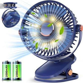 No Brand Ventilador De Mesa - Ventilador De Pedestal - Velocidades De Flujo De Aire - Funci&oacute;n De Oscilaci&oacute;n - Ventilador De Escritorio - Usb