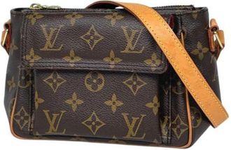 Louis Vuitton Pre-owned Vintage Monogram Shoulder Bag - Dames - Vintage Schoudertas - Bruin - ONE Size - Vintage