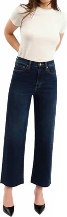 Daze Pleaser High Rise Wide Ankle Jeans In Magic Hour