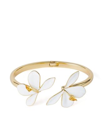 Shanghai Tang Bracciale rigido Ginger Flower - Oro