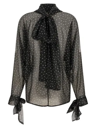 P.A.R.O.S.H. Pioggia Shirt - Black