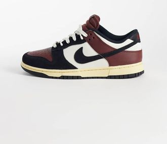 Nike Dunk Low Retro PRM - Sneakers bordeaux e nere-Rosso
