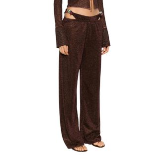 Os&eacute;ree Broeken, Dames, Bruin, M, Lumi&egrave;re Wide Broeken