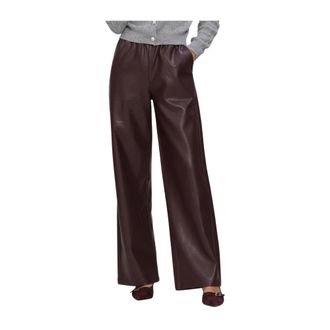 Silvian Heach Broeken, Dames, Bruin, M, Denim, Pants Purami