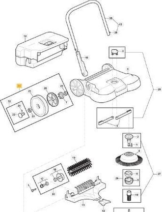 STIGA Sports Kit De Ruedas Originales Stiga Swp 475 - 118821365/0