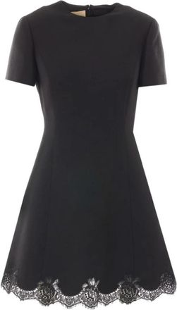 Valentino Garavani Jurken - Dames - Korte kleedjes - Zwart - M - Kleedjes