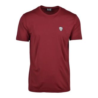 Emporio Armani EA7 Emporio Armani T-shirt - Heren - Tops - Rood - Maat: S Viscose