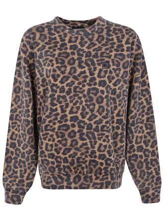 Anine Bing Sweatshirt Leopard Print Miles
