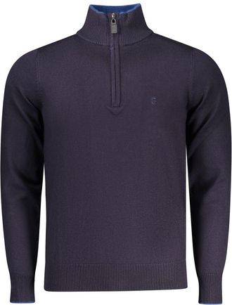 Coveri Moving Coveri Beweeglijke Blauwe Viscose Heren Trui