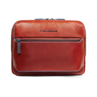 Piquadro Messenger Bags, male, Red, Size: ONE SIZE Blue Square Crossbody Bag