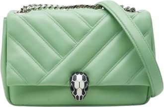 Bulgari Borsa a Spalla Pre-owned Vintage - - Pre-owned - Donna - Verde - ONE SIZE