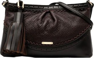 Burberry 2000-2017 Brogue leren crossbodytas met kwastje - Bruin