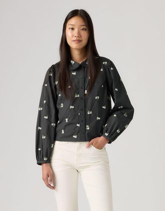 Levi's Calista - Camicia con colletto e stampa a fiori rosa