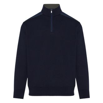 Paul & Shark Turtlenecks, male, Blue, XL, Soft Cool Touch Wool Jumper
