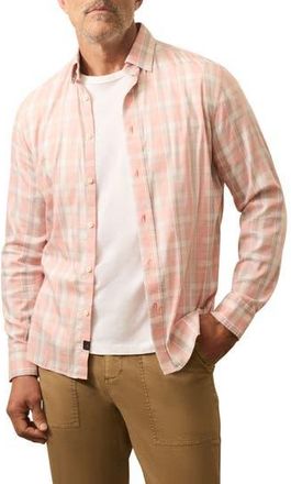Faherty The Movement Button-Up Shirt in Pink Cloud Plaid at Nordstrom Rack, Size Xx-Large
