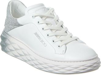 Jimmy Choo London Diamond Maxi/F II Leather Sneaker