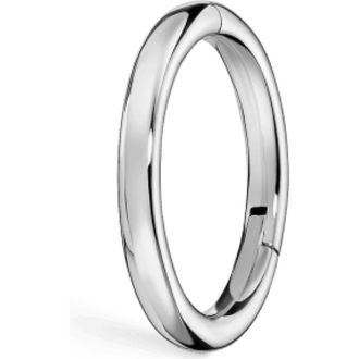 Maria Tash Plain Clicker Hoop in 14K White Gold at Nordstrom, Size 6.5 Mm