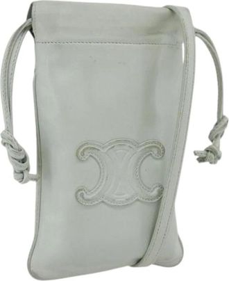 Loewe Pre-owned Schoudertas - Dames - Vintage Schoudertas - Blauw - ONE Size - Leer - Vintage