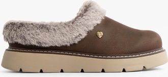Skechers Keepsakes Lite - Cozy Blend Damespantoffels Chocolade