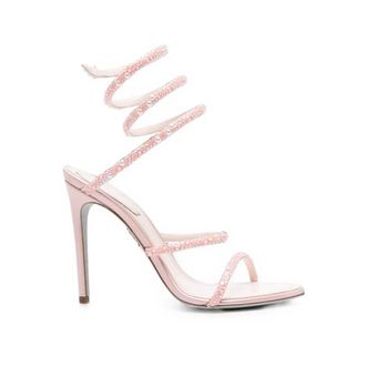 Rene Caovilla Cleo Sandal - female - Ren&eacute; Caovilla - High Heel Sandals - Pink - 4 1/2 UK - Shoes