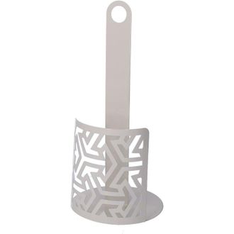 Vacchetti Vacchetti - Portascottex Met&aacute;lico Blanco Redondo &Oslash;15x33 Cm