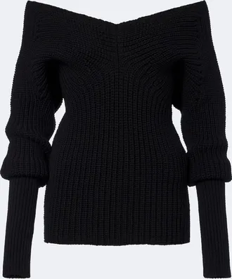Christophe Lemaire RIbbed-knit wool sweater