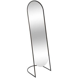 Atmosphera Atmosphera - Espejo De Pie Negro - Metal H140 Cm Cr&eacute;ateur DInt&eacute;rieur