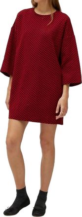 Compa&ntilde;&iacute;afant&aacute;stica Jacquard Printed Short Knit Dress In Polka Dots 3