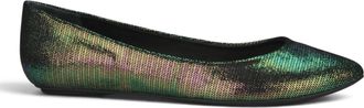 Klimini Womens Ballet Leather Flats In Green
