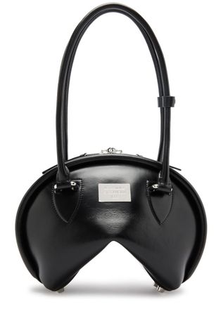 Acne Studios Bowlina Mini Leather Shoulder bag - Black - One Size