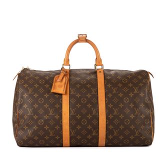 Louis Vuitton Pre-owned Womens Keepall 5 Travel Bag - Brown - One Size
