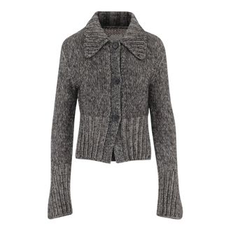 Khaite Cardigan in Cashmere - - Knitwear - Donna - Grigio - M