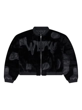 Who Decides War by Ev Bravado Bomber con applicazione - Nero