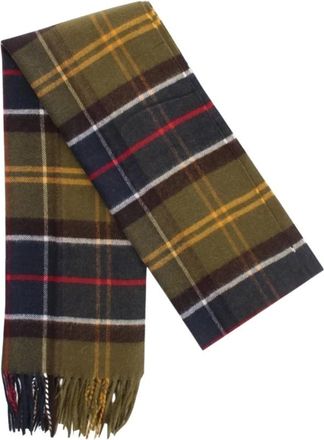 Barbour Vintage, unisex, Veelkleurig, ONE Size, Wol, Pre-owned Sciarpa Pashmina Disegno Tartan
