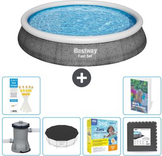 Bestway Piscina Bestway Fast Set Redonda - 396x84 Cm - 7-piezas S259